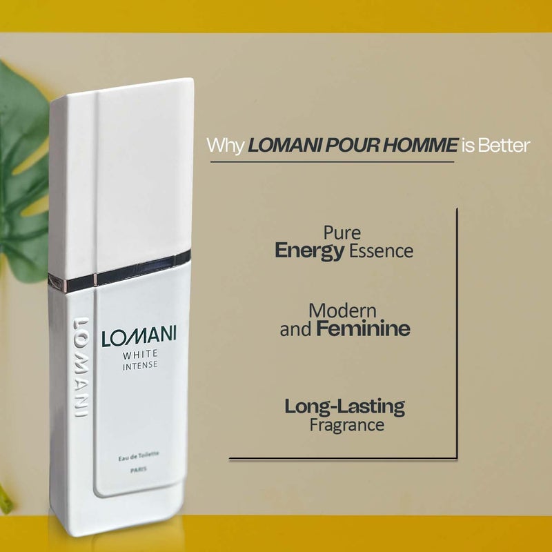 Lomani white intense for men - 3.3 Ounce edt spray, 3.3 Ounce - Image 4
